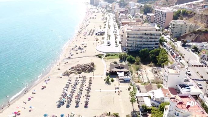playa delante de casa