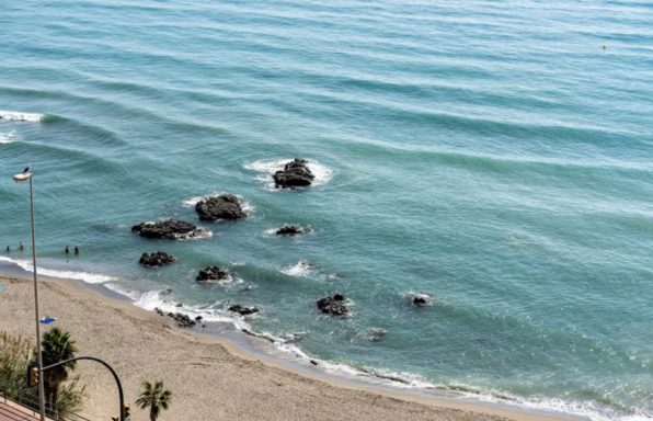 vistas de la playa desde el apartamento